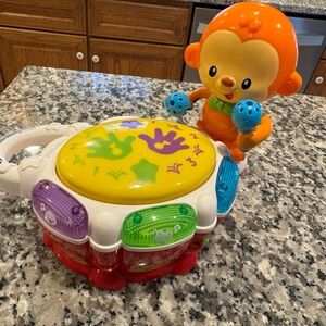Vtech Colorful Monkey Drum Toy